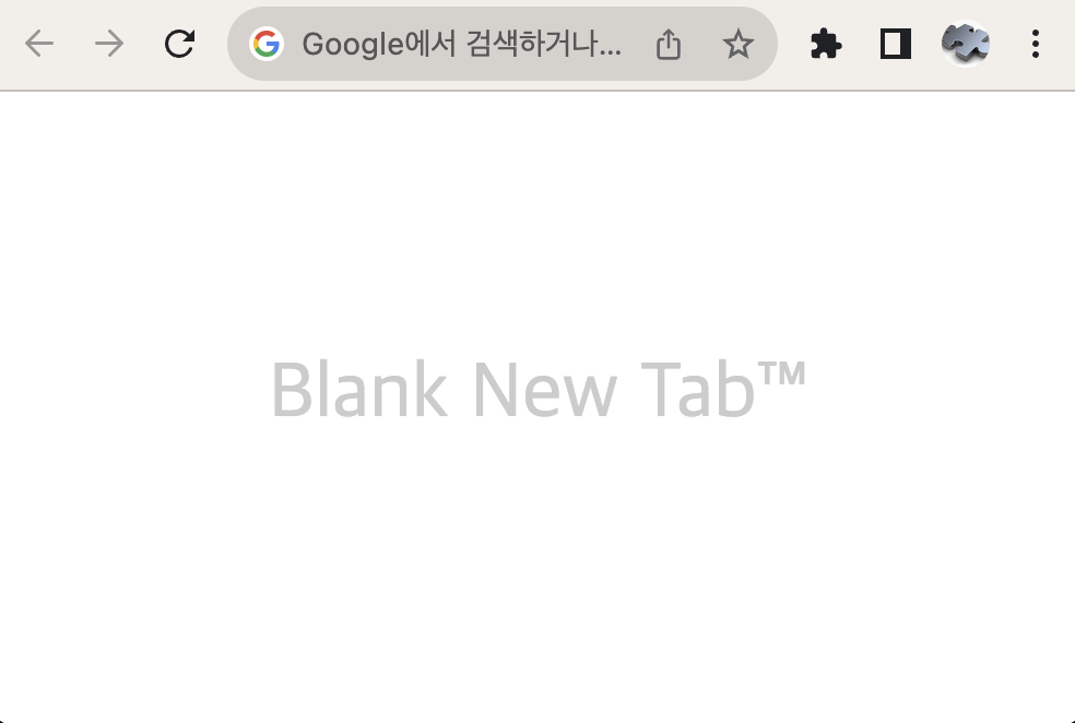 blank new tab